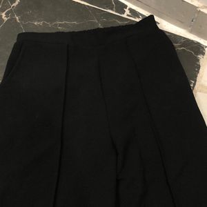 Black Unique Cut Out Blouse+formal Pant Co Ord