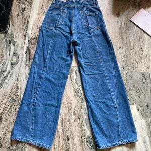 Flared Mid Rise Jeans