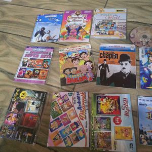 25 Hindi English Funny Kids Movie Dvds Cd Disc