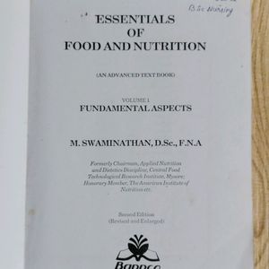 Good And Nutrition Text Book Dr,. Swaminathan