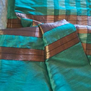 Attractive Sea Green Saree