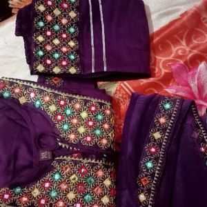 Kurta Pant Dupatta Set