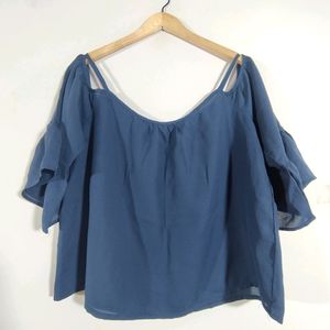 Greyish Blue Tops (Women's)