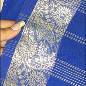 Navy Blue Colour Saree 🛍️