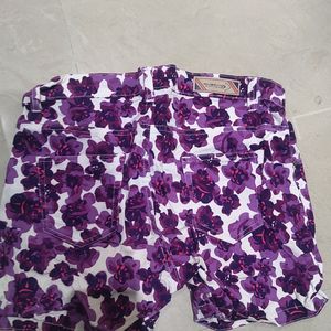 Printed Shorts Never Used