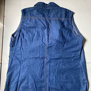 blue denim curseless jacket