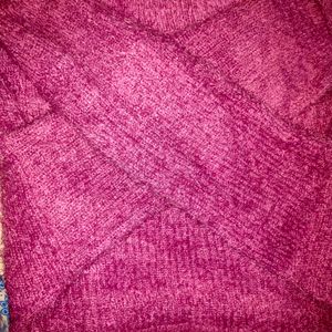 Purple Colour Crop Sweater