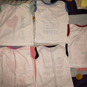 Combo Of Newborn Baby Tops(4)