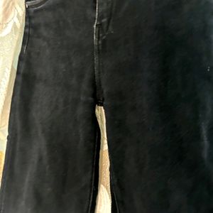 Women Black Cargo Jeans