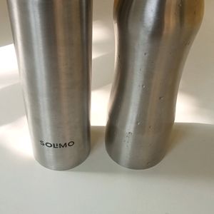 2 STEEL WATER BOTTLE