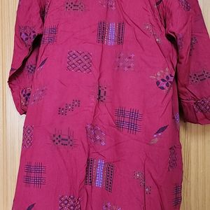 Rose Pink A line Kurti