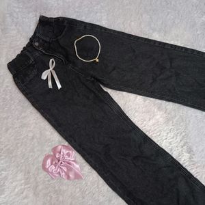 Charcoal Straight Pants