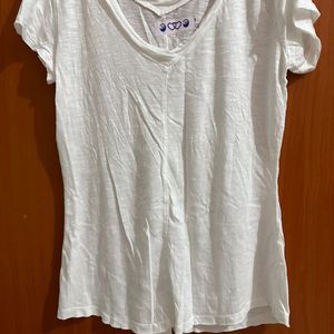 Deep Neck T Shirt Both Side