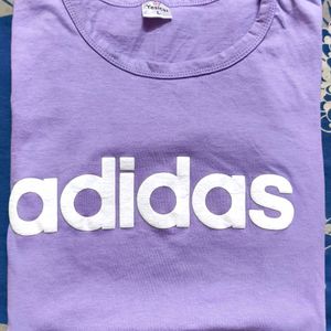 Adidas Printed Women Crew Neck Tshirt