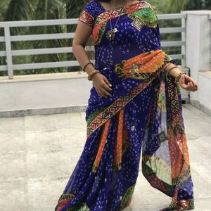 Badhani .. Nevyblue Saree