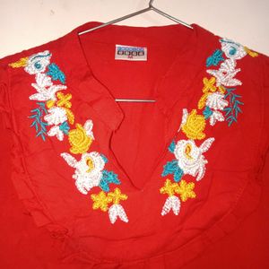 Red Women's Top