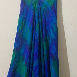 Goa Beach Blue Dress