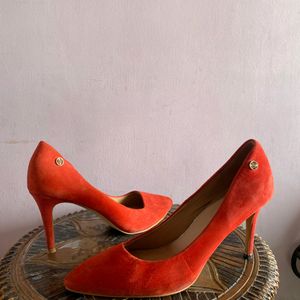 Carlton London Crimson Red Heels