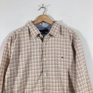 Beige Checked Shirt(Men’s)