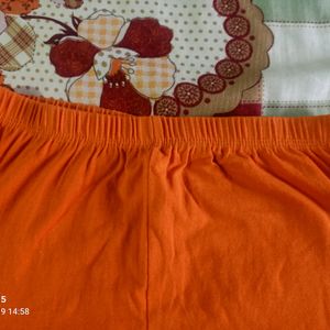 Orange Leggings For Women