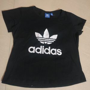 Adidas Black Crop T-shirt