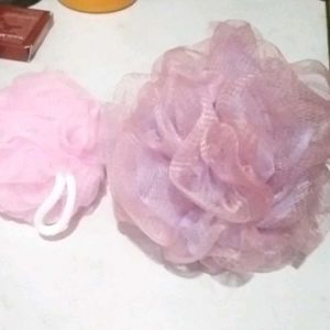 2 Set Pink Loofah