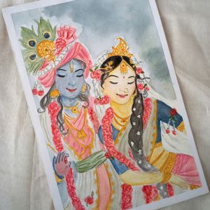 Radhe Krishna Painting.