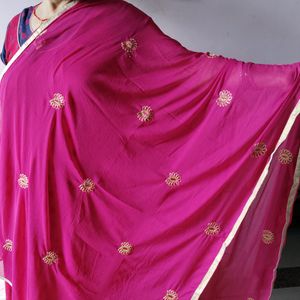 Beautiful Salwar Suit Set in Pink and Beige Colour