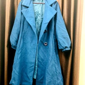 Blue Puffed Jacket