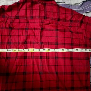 ♥️ Red check shirt xl luk new