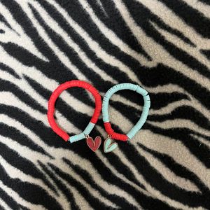 New Fimo Beads Couple Bracelets