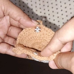 Crochet Coin Purse With Keychain