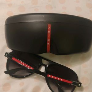 Prada Linea Rossa Polarized Avaiators Sunglasses