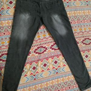 Faded Dark Grey Jeans