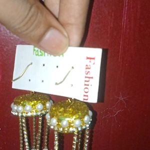 Earrings/ Jhumka Golden Colour Party Wear