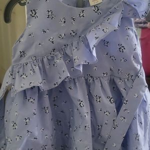 Frill Frock With Cotton Lining