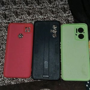 5 Back Covers Of Redmi , Techno , Samsung