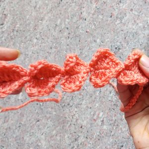 Crochet Heart Headband