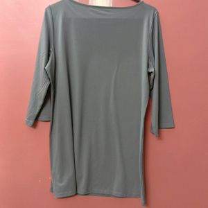 GREY COLOUR LITTLE LONG TOP