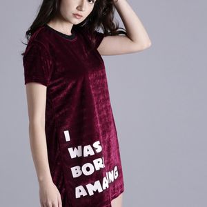 The Souled Store Tshirt Dress-MARVEL