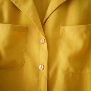 DRESSBERRY Yellow Stylish Shirt For Women