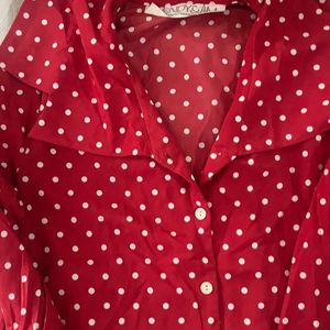 Polka Dots Red Shirt