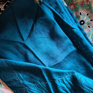 Blue Daily Wear Saree Of Light Weight