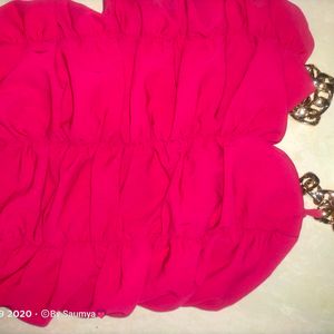 Pink Crop Top