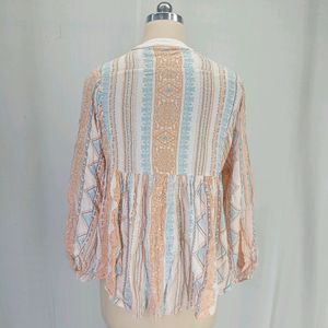 New Beige Kimono Top