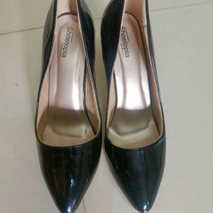 Black High Pencil Heels For Women. Size 39 Uk 6