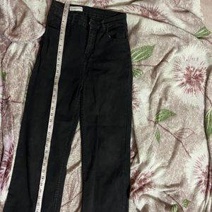 Grab Before Gone Straight Loose Black Denim Jeans