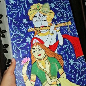 Radha Krishna Canvas Painting