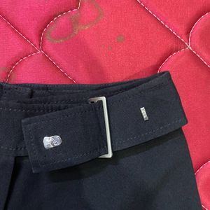 Black Formal Flared Trouser