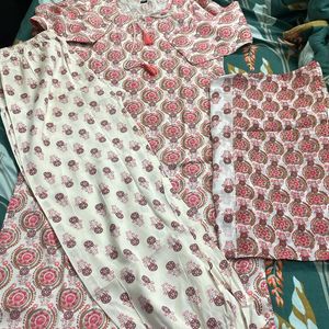 Printed Afgani Kurta Set